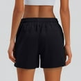 thumbnail image 3 of OHGOD Womens Terry Shorts - Women Casual Shorts - Women Shorts - Womens Sweat Shorts Pack - Black - L, 3 of 7