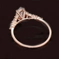 thumbnail image 2 of solitaire jewels Art Deco Marquise Moissanite Engagement Ring For Women, 14K Rose Gold, 2 of 4