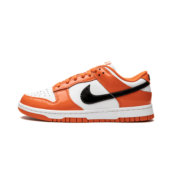 NIKE WOMENS DUNK LO MNS Womens "Orange / Black Patent Leather" DJ9955 800 DJ9955 800 from Stadium Goods