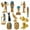 Multicolor, variant on Kids Toys 12pc Ancient Egyptian Culture Sphinx Ancient Egyptian Simulation Hand-made Ornament Model Halloween Toys Gifts, Christmas Gifts, Birthday Gifts