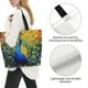 thumbnail image 3 of Disketp Peacocks Bolsa Tote Estampada para Mujer, Bolso de Hombro y de Mano para Compras y Viajes, 3 of 8