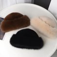 thumbnail image 7 of LShunze Womens Winter Faux Fur Bucket Hat, Warm Faux Mink Plush Hat Fluffy Fisherman Fuzzy Bucket Hat Russian Hat for Outdoor, 7 of 7