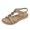 Beige, variant on Xfvqtps Women Flat Sandals Elastic Open Toe Colorful Beads Decoration Bohemian Casual Dressy Soft Sole Non Slip Comfortable Breathable Walking Summer Sandals Beige