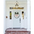 thumbnail image 2 of My Hair Wooden Front Door Sign Rustic Round Wreath Wall Hanger Porch Decor Spring and Summer Farmhouse Decoration Housewarming Gift 12 Inches, 2 of 5
