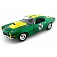thumbnail image 1 of 1970 The Dukes of Hazzard Cooter's 1970 Chevy Camaro Hard Top #99, Green w/ Stripes - Tomy Johnny Lightning 21958 - 1/18 scale Diecast Model Toy Cars, 1 of 5