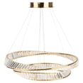 thumbnail image 5 of Artcraft Lighting Stella 65W LED Chandelier Brushed Brass, 5 of 9