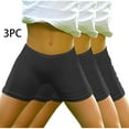 thumbnail image 2 of AJTQTH 3-Pack Summer Shorts for Girls Solid Color Breathable Comfy Short Pants Elastic-Waisted Casual Strectchy Slim Shorts for Sport Home Outdoor Occasions with Appliques 10-12 Years, 2 of 5
