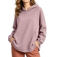 thumbnail image 2 of Hilenly Oversized Hoodies for Women Long Sleeve Pullover Hoodie Hooded Sweatshirts Comfort Travel Outfits, 2 of 10