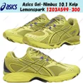 thumbnail image 1 of Asics Gel-Nimbus 10.1 Kelp Lemonspark 1203A599-300 Men's Size, 1 of 6