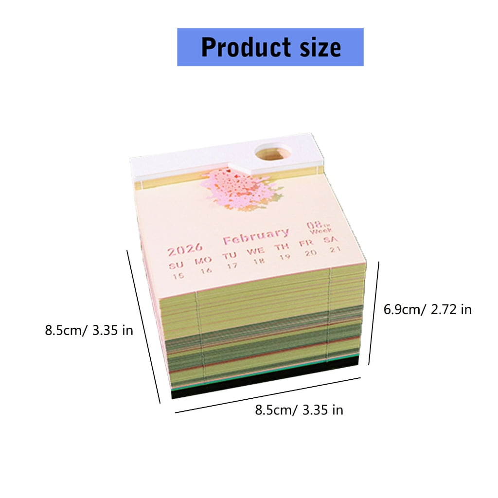 Miiottaa Twenty twenty six Blossomy Theme Weekly Planner With Removable Panes For Record Bookmarks And Gift Offering