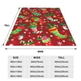 thumbnail image 2 of Yiaed X-mas and New Year Pattern Fleece Throw Blanket,Fleece Throw Blankets for Couch & Bed All Season Use -40"x30", 2 of 6