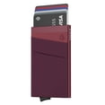 thumbnail image 1 of Funda metálica delgada con bloqueo RFID Wallet VULKIT, plegable, color vino, 1 of 6