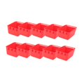 thumbnail image 4 of 10 piezas de tazas de jaula comederos de pájaros comederos de pollo multifuncional recipiente de agua al aire libre para pájaros para, 4 of 8