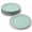 Round-Turquoise, variant on Round-White Plates, 13 Inch, Set of 6, for Weddings, Gatherings, and Parties