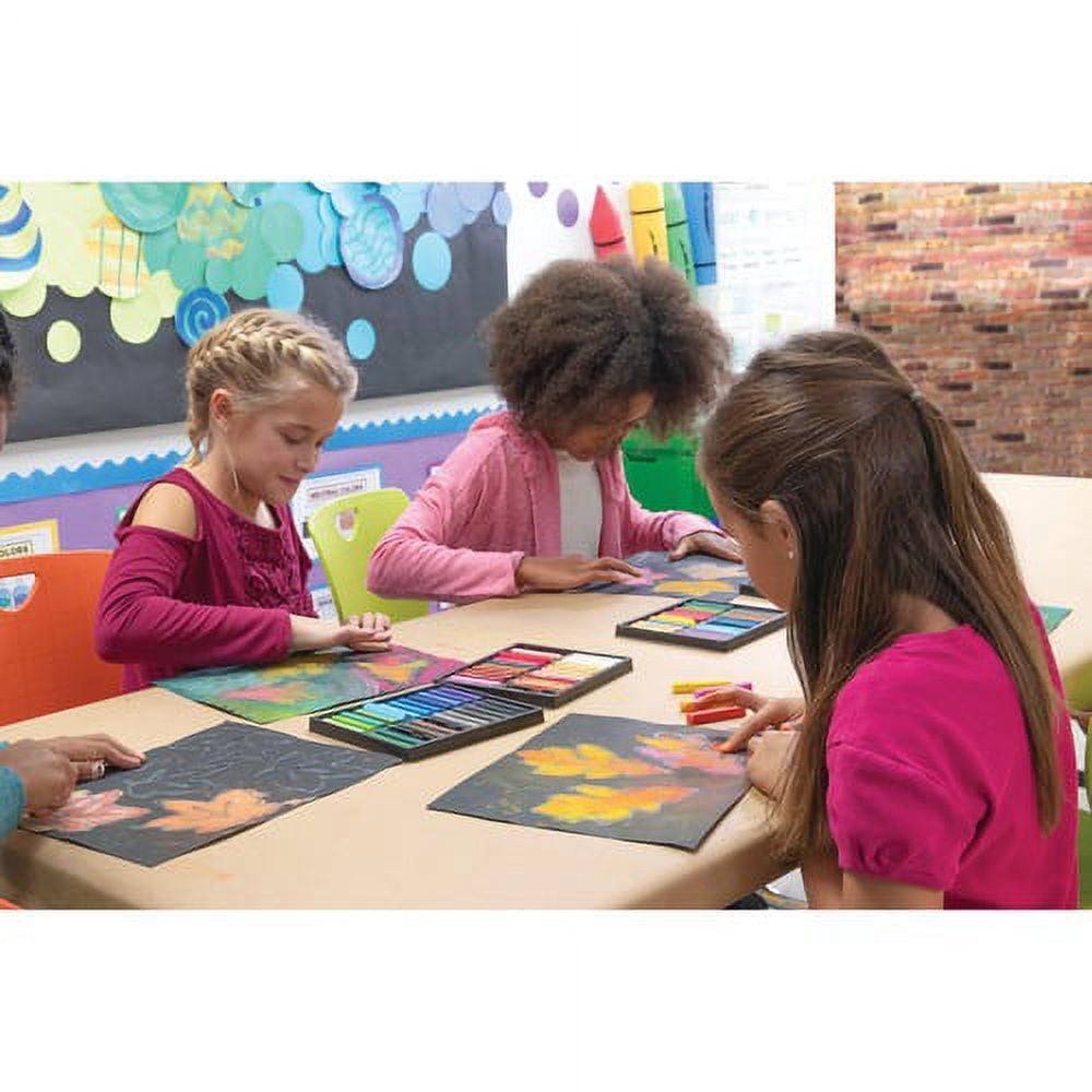 Creativity Street Square Artist Pastels, 24 Assorted Colors, 6 Each, 2-3/8" x 3/8" x 3/8", 144 Pieces