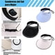 thumbnail image 2 of Sombreros para el sol para mujer, sombrero para el sol de playa, sombrero para el sol hueco, protección UV, para, senderismo, pesca, jardinería, golf, tenis, protección solar, 2 of 3