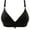 Black, variant on Bras for Women Wireless Push Up T-shirt Bras Seamless Sexy Bralettes Shapewear Breathable Full Figure Bra Sets 3 Pack