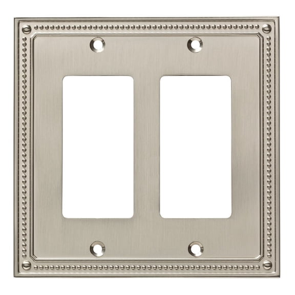Franklin Brass Tile Triple Switch Wall Plate in Light Sand