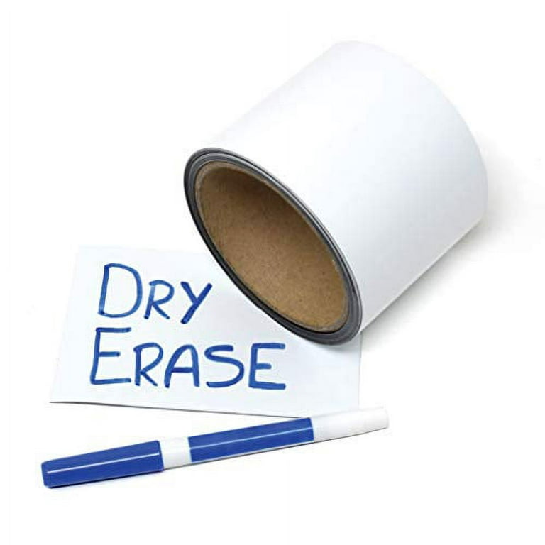 Sutter Signs Dry Erase Magnet Roll 3-inch Wide by 10-feet Long  Reusable,  Customizable Labels and Signage for Office, Shop, and School 