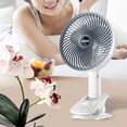 thumbnail image 1 of Ventilador de escritorio multifuncional, ventilador de escritorio de Personal fuerte velocidades bajas para escritorio, Recarga de ventilador recortada Colco Mini ventilador de escritorio, 1 of 8