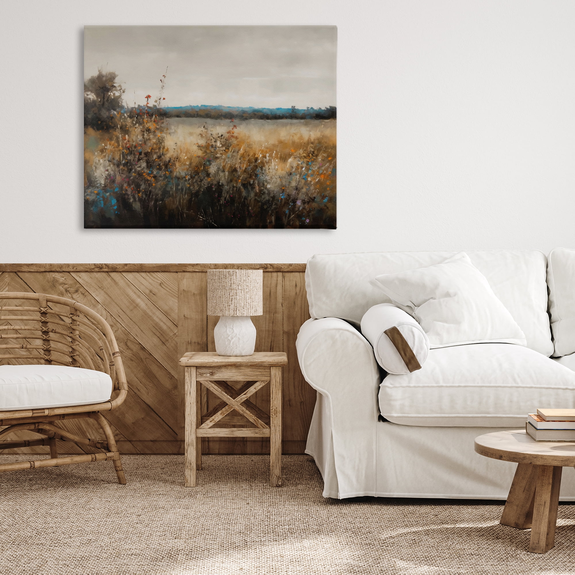 Stupell Industries Abstract Grunge Meadow Canvas Wall Art, design by Creative Studio