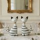 thumbnail image 5 of CaiYueKe 2 Pcs Handmade Wooden Cat Shelf Sitter Table Decor, Cute Kitty Figurine Ornament for Home Office Desk, Living Room Bedroom Decorations, Artistic Animal Statue Gift, 5 of 8