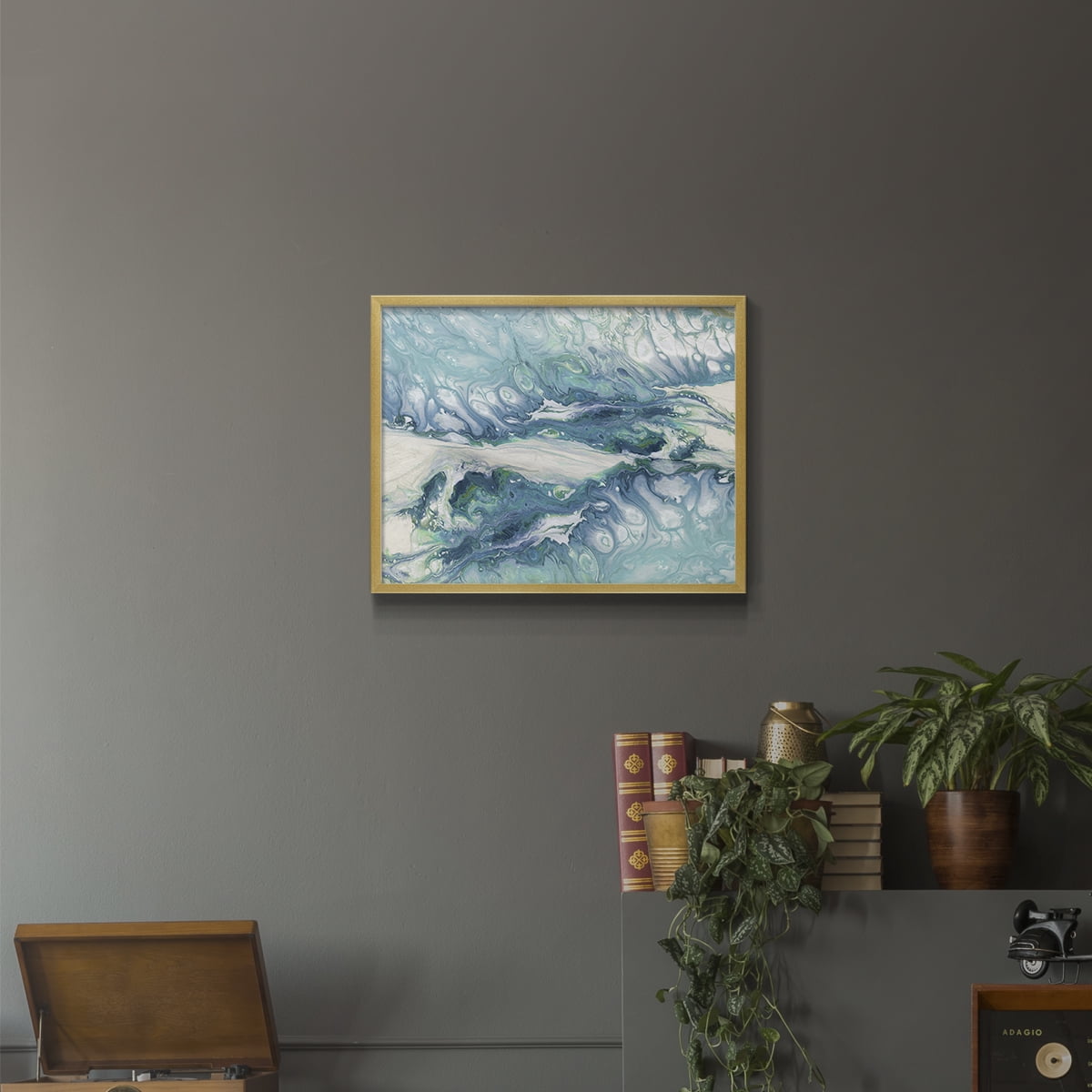 Marble Montage by Carol Robinson - Restickable Framed Giclée Print