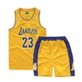 thumbnail image 1 of James Jersey No.23/children's Basketball Uniform Set Kids, 1 of 3
