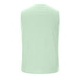 thumbnail image 3 of Awdenio Summer Mens Tank Tops, Men Casual Summer Cotton And Linen Solid V-Neck Tie Pocket Sleeveless Tank Tops Green 2XL, 3 of 4