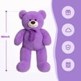 thumbnail image 6 of HollyHOME 36 Inch Large Teddy Bear Big Plush Stuffed Animal Soft Cuddly Toy Gift for Girlfriend Kids Valentine's Day Purple, 6 of 8