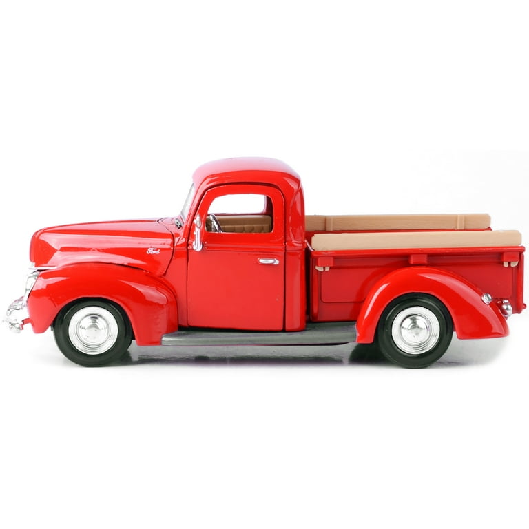 Diecast red store truck