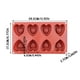 thumbnail image 3 of Moldes para hornear, molde para pastel, 8 corazones pares, para hornear pasteles, bricolaje, fondant, chocolate, decoración de pasteles, herramientas de cocina, utensilios para hornear, molde para hor, 3 of 9