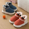 thumbnail image 6 of Otqutp Kids Puffy Cozy Slipper Booties, Girls Winter Fuzzy Warm Full Wrapped Thick-Soled Sherpa Plush Indoor Outdoor Shoes, 6 of 6