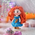 thumbnail image 2 of Crochet Princess Material 23 Cm Princesa para Regalos Niñas (Mérida), 2 of 9