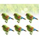 thumbnail image 5 of 6 juguetes para niños con sonido de canto real, pájaro gorrión colorido, sensor de movimiento, adorno navideño., 5 of 5