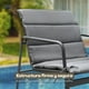 thumbnail image 5 of Juego de Jardin 2 sillones Tipo Mecedoras Con Mesa De Centro Color Gris Oscuro - Muebles Para Exterior, 5 of 8