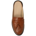 thumbnail image 5 of Journee Womens Azura Tassel Round Toe Block Heel Comfort Mule Loafer, 5 of 10