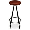 thumbnail image 3 of vidaXL Bar Stools 4 pcs Real Leather, 3 of 5
