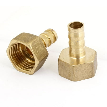Nem 362 Coupler - Unique Bargains 2x 19mm Dia Female Thread to 10mm Hose Barb Quick Fittings Coupler Connector