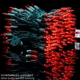 thumbnail image 4 of Luces navideñas YULETIME 200 LED rojas, 20 m, cable verde, 4 of 9