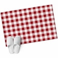 thumbnail image 2 of Rectangle Area Rug 2x3ft,Farmhsoue Christmas Red White Buffalo Check Washable Carpet Non-Slip Runner Accent Rugs Indoor Floor Mat for Bedroom Living Room Decor,Rural Style, 2 of 9
