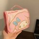 thumbnail image 1 of Sanrio-bolsas de almacenamiento plegables para cosméticos, estuche de maquillaje portátil para viajar, Cinnamorol, bolsos de mano de gran capacidad, 1 of 4