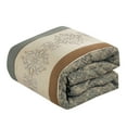 thumbnail image 2 of EvJk 7-Piece Luxury Comforter Set, Elegant Embroidered Pattern, Queen, 2 of 4