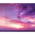 thumbnail image 3 of ArtsyQuotes 14x12 Black Modern Framed Museum Art Print Titled - Rikki Rogers Quote: Strength, 3 of 5