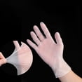 thumbnail image 4 of Disposable Vinyl Gloves Latex Powder Clear Plastic Gloves For Cooking House Clean Food Prep, 4 of 4