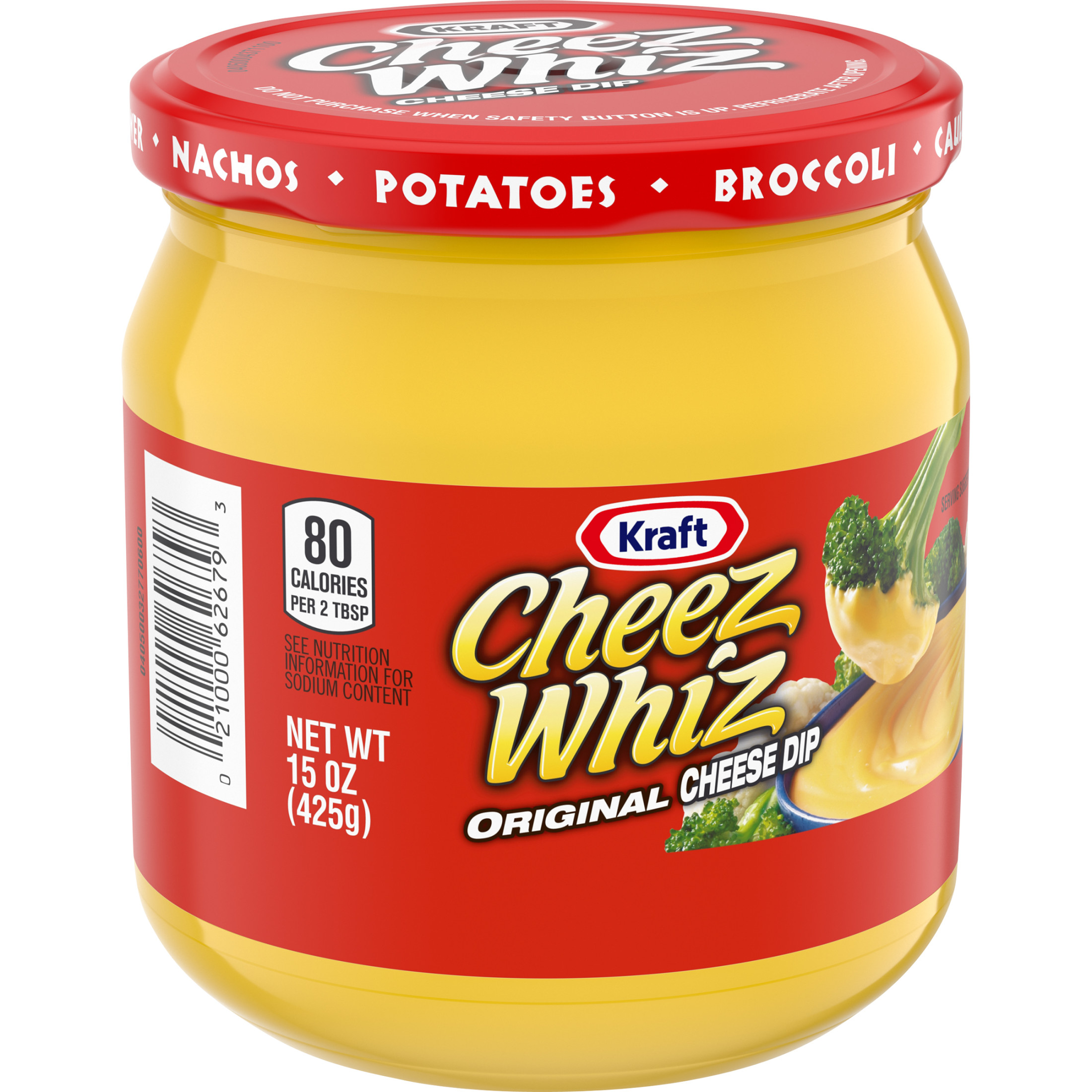 Cheez Whiz Original Cheese Dip, 15 oz Jar - image 3 of 6