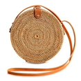thumbnail image 1 of Sacs en Rotin pour Femmes - Sac à Main en Osier Tressé Fait à la Main Cercle Sac Boho Bali, 1 of 2