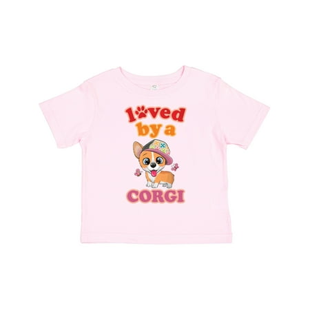 

Inktastic Corgi Dog Lover Gift Gift Toddler Toddler Girl T-Shirt