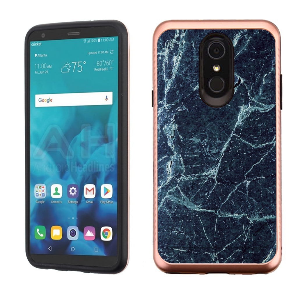 Download For LG Stylo 4 Case, OneToughShield ® ShockProof 2-Layer Protective Phone Case (Rose Gold Color ...