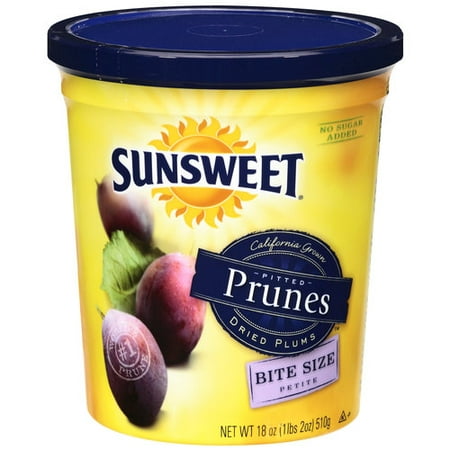 Sunsweet Gold Label Pitted Bite Size Dried Plums Prunes, 16 oz